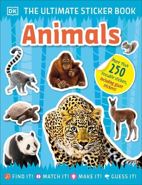 Ultimate Sticker Book Animals - 0241467039