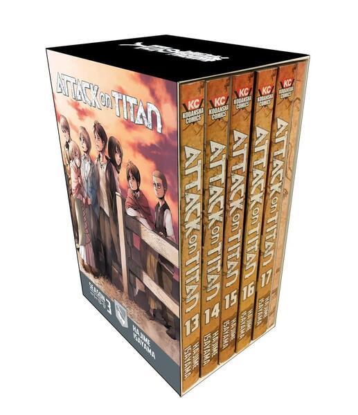 Levně Attack on Titan Season 3 Part 1 Manga Box Set