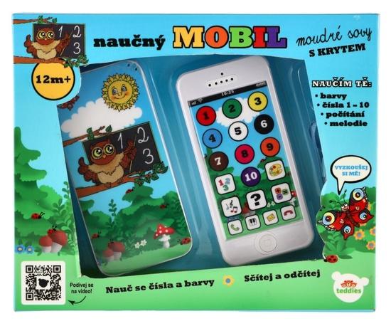 Levně TEDDIES Dětský mobil moudré sovy s krytem