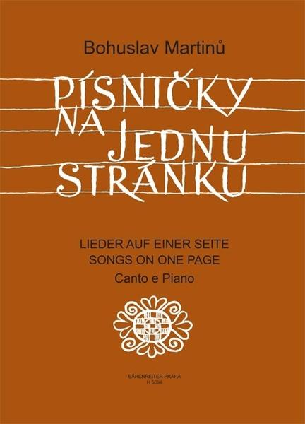 Písničky na jednu stránku - 9790260105416