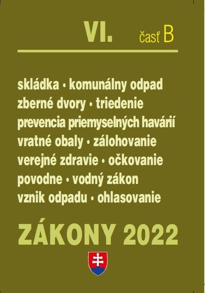 Zákony VI-B/2022 – odpady • obaly - 9788081622243