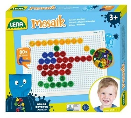 Levně Mozaika klobouček krystal 80 ks