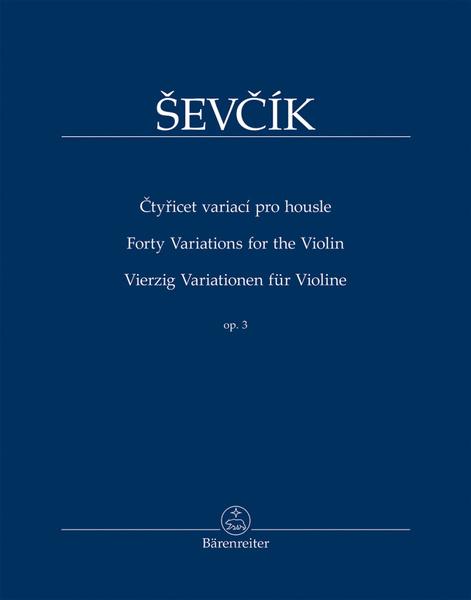 Čtyřicet variací pro housle op. 3