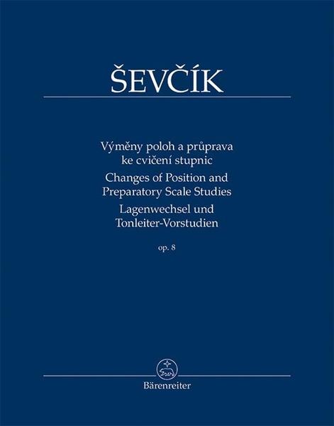 Levně Výměny poloh a průprava ke cvičení stupnic op. 8