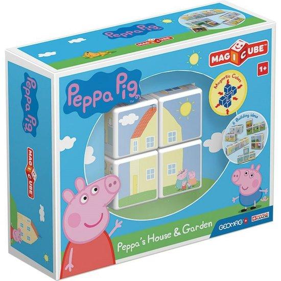 GEOMAG Magnetické kostky Magicube Prasátko Peppa - Dům a zahrada - 050