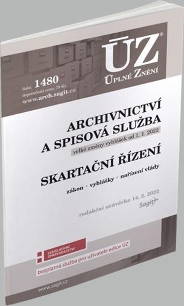 ÚZ 1480 Archivnictví - 9788074885198