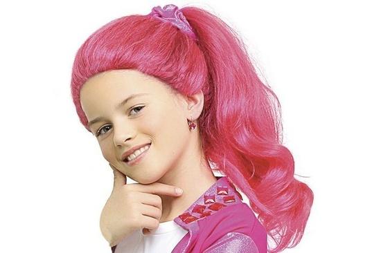 Paruka Lollipopz růžová