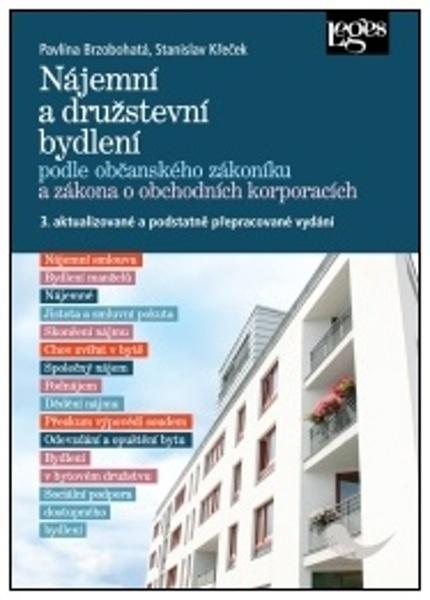 Levně Nájemní a družstevní bydlení podle OZ a zákona o obchodních korporacích