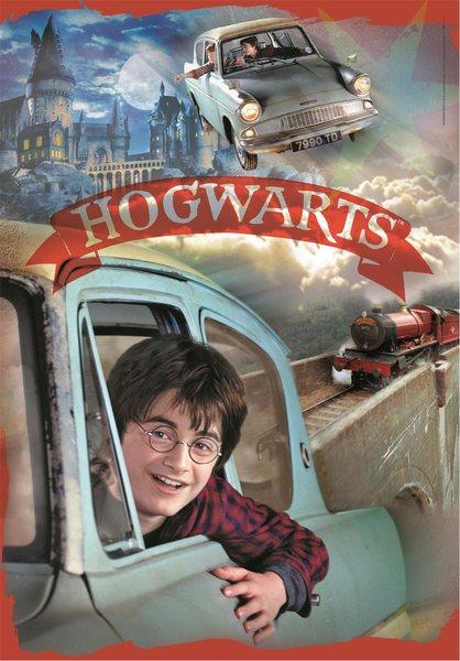 CLEMENTONI Puzzle Harry Potter a Ford Anglia 104 dílků - 25724