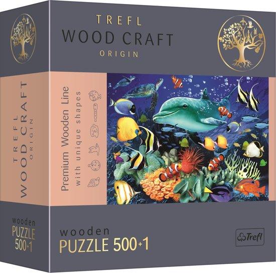 TREFL Wood Craft Origin puzzle Život v moři 501 dílků - 20153