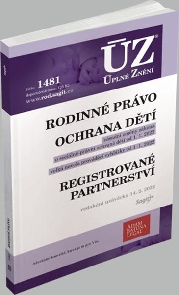ÚZ 1481 Rodinné právo - 9788074885204