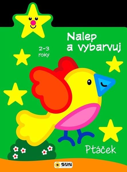 Levně Nalep a vybarvuj Ptáček