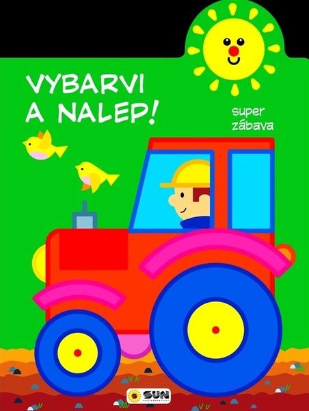 Levně Vybarvi a nalep! Traktor super zábava