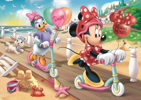 Levně TREFL Puzzle Minnie Mouse: Na pláži 200 dílků