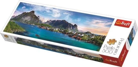 TREFL Panoramatické puzzle Lofoty, Norsko 500 dílků - 29500