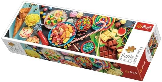 TREFL Panoramatické puzzle Sladkosti 1000 dílků - 29046TRF