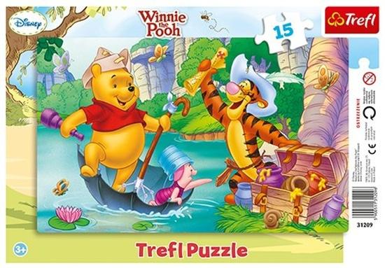 TREFL Puzzle Medvídek Pú: Hledání pokladu 15 dílků - 31209