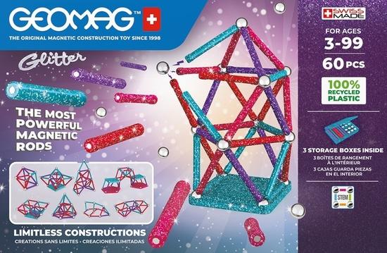 Třpytivý recyklovaný 60dílný GEOMAG GEO-536 - 536