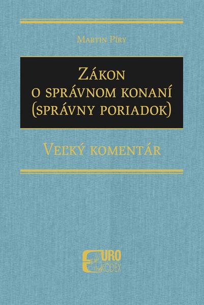 Zákon o správnom konaní - 9788081551116