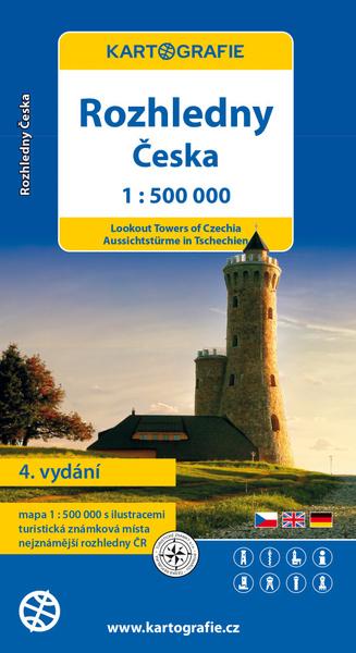 Rozhledny Česka 1:500 000 - 9788073935399