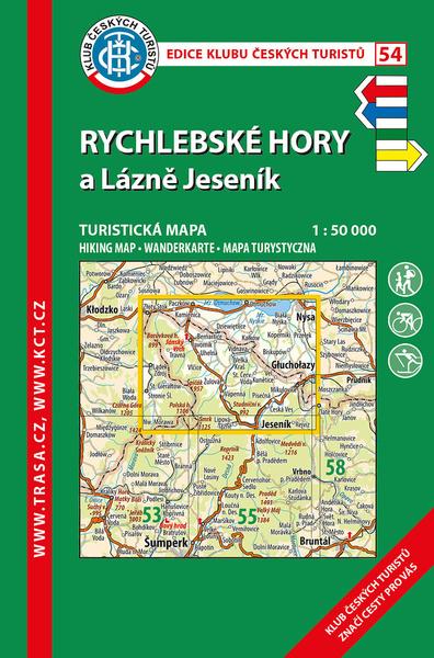 KČT 54 Rychlebské hory a Lázně Jeseník - 9788073245580