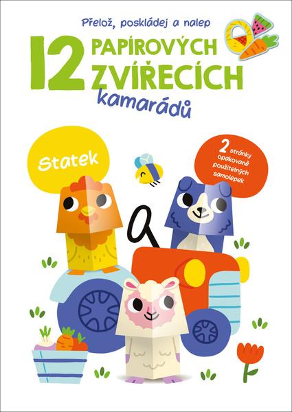 Levně 12 papírových zvířecích kamarádů Statek