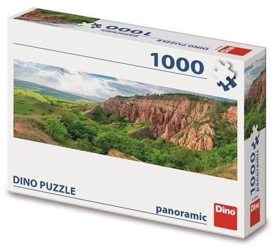 Levně DINO Panoramatické puzzle Červená rokle 1000 dílků