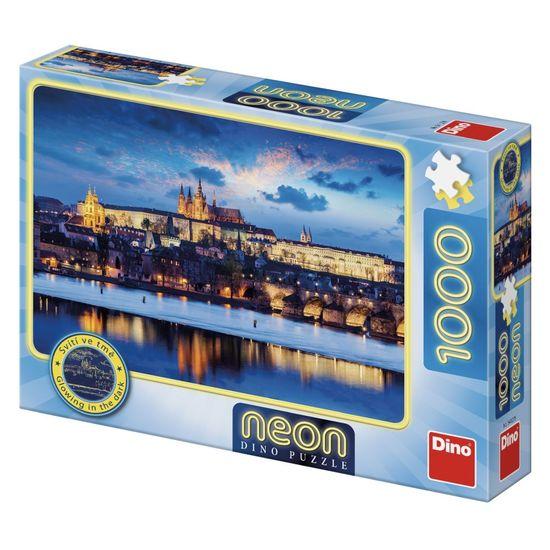 PRAŽSKÝ HRAD 1000 neon Puzzle - 541276DIN