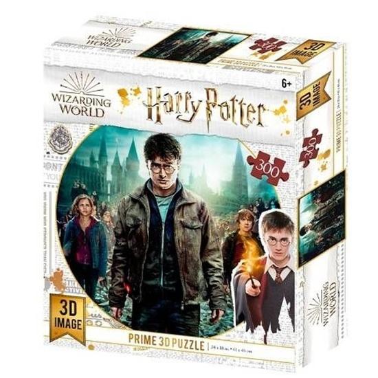 Levně PRIME 3D Puzzle Harry Potter: Harry, Herminona & Ron 3D XL 300 dílků