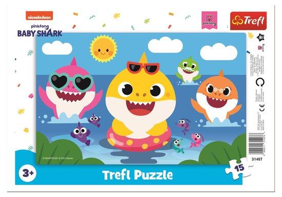 TREFL Puzzle Baby Shark: Veselí žraloci 15 dílků - 31407