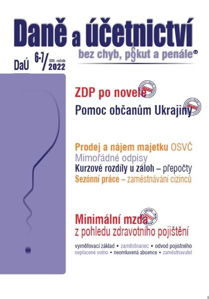Daně a účetnictví bez chyb, pokut a penále  6-7/2022