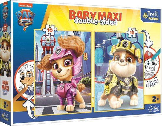 TREFL Oboustranné puzzle Tlapková patrola: Sky a Rubble BABY MAXI 2x10 dílků - 43004