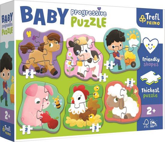 TREFL Baby puzzle Farma 6v1 (2-6 dílků) - 44000