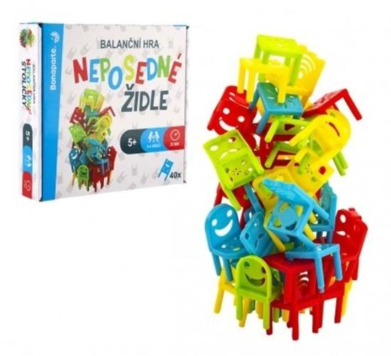 Neposedné židle 40 ks