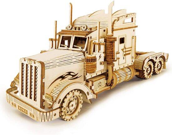 ROBOTIME Rokr 3D dřevěné puzzle Heavy Truck 286 dílků - MC502