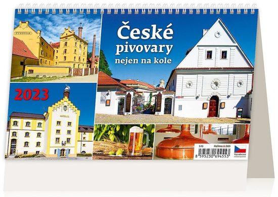 Kalendář České pivovary nejen na kole