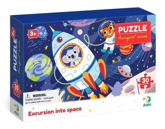 DODO Puzzle Doprava: Výlet do vesmíru 30 dílků - 300374