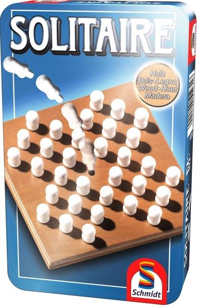 Levně SCHMIDT Hra Solitaire v plechové krabičce