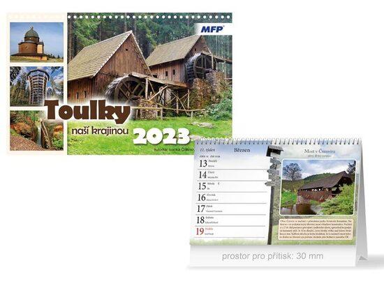 Toulky naší krajinou 2023 - stolní kalendář