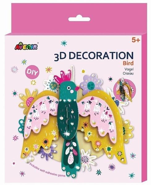 Levně 3D dekorace velká Pták