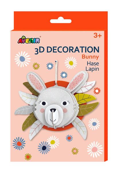 Levně Avenir 3D dekorace na zeď Králík