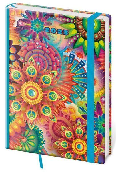 Denní diář A5 Vario Abstract s gumičkou