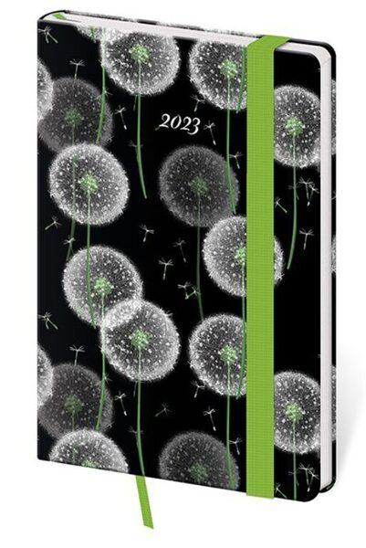 Kapesní diář Vario Dandelion s gumičkou
