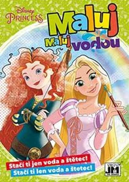 Omalovánky maluj vodou A5 Disney Princezny 3219-7