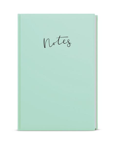 Levně Notes linkovaný Pastel zelená