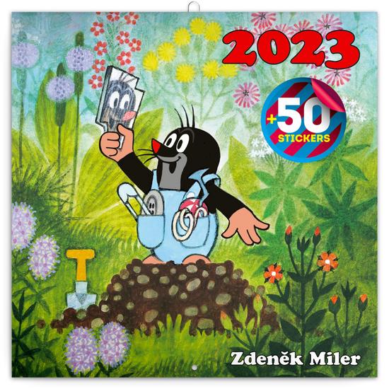 Poznámkový kalendář Krteček 2023 - nástěnný kalendář