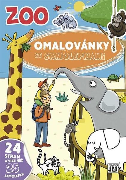 Levně Omalovánky se samolepkami ZOO