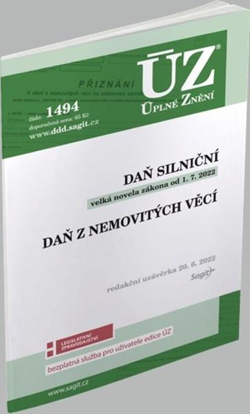 ÚZ 1494 Daň silniční, dědická, z nemovitostí - 9788074885341