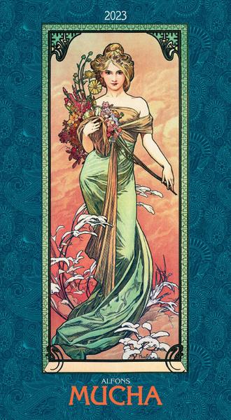 Alfons Mucha 2023 - nástěnný kalendář