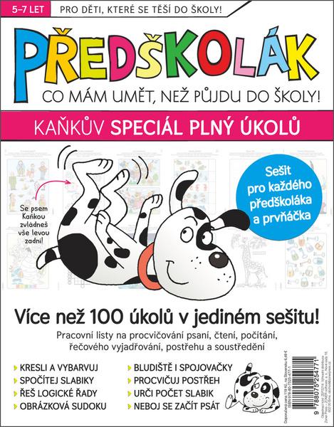Předškolák speciál Kaňkův speciál plný úkolů - 9788075254771
